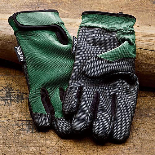 Guantes de seguridad verdes para jardín - Talla extragrande