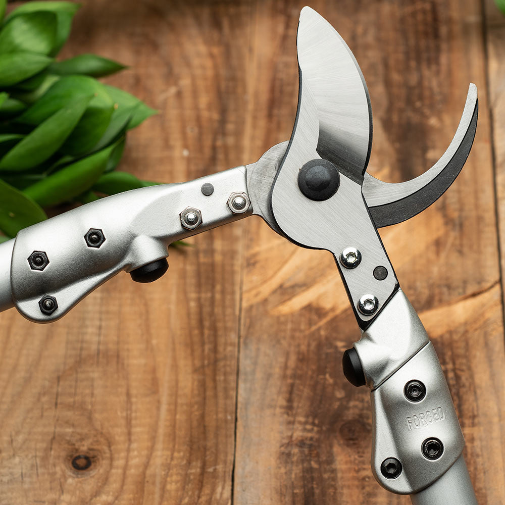 Tijeras de podar de derivación de acero forjado con mangos de aluminio