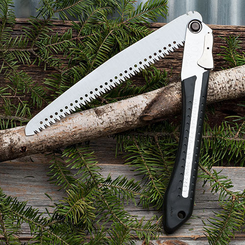 Serrucho de poda plegable de estilo japonés con mango de goma