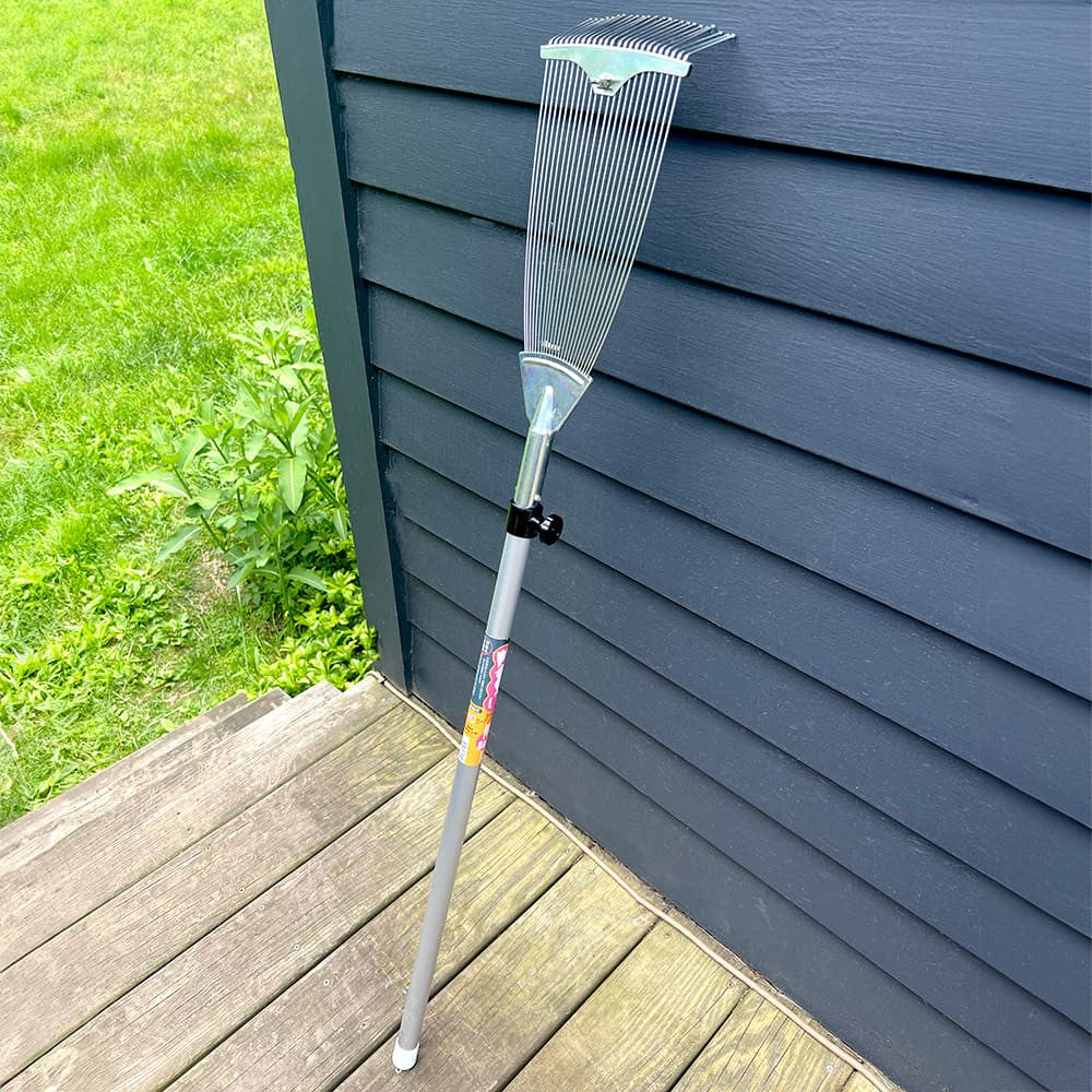 Rastrillo plegable versátil y ajustable