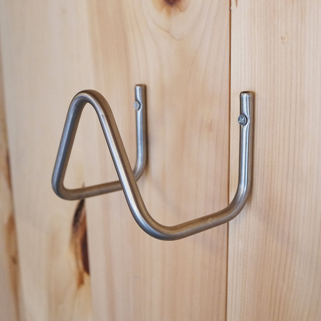 Colgador de Manguera Pequeño de Acero Inoxidable para Montaje en Pared