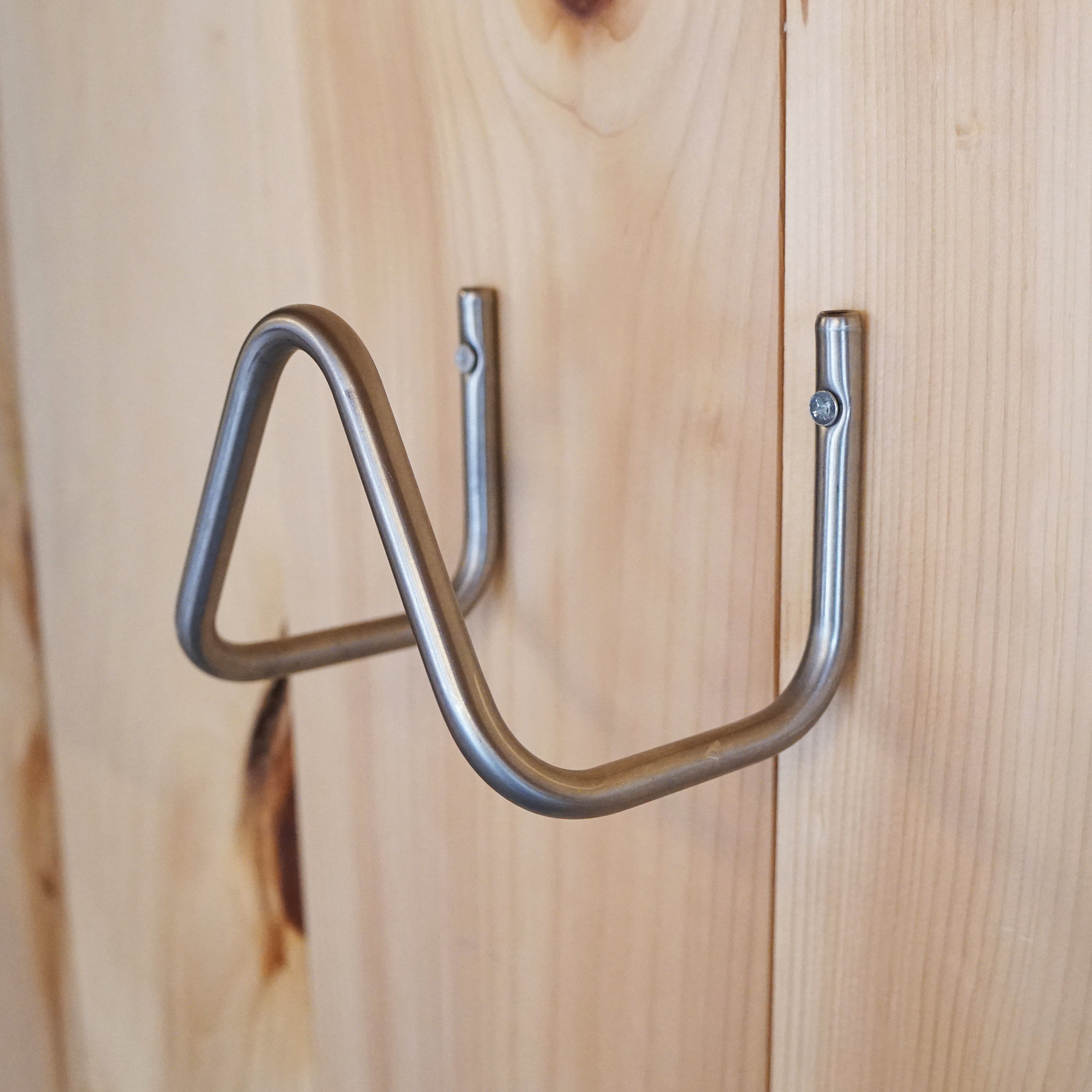 Colgador de Manguera Pequeño de Acero Inoxidable para Montaje en Pared