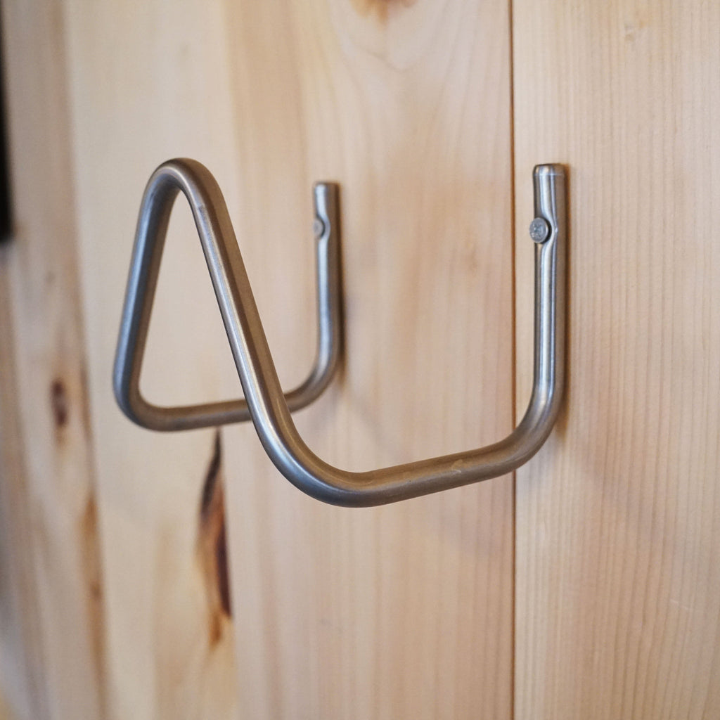 Colgador de Manguera Pequeño de Acero Inoxidable para Montaje en Pared