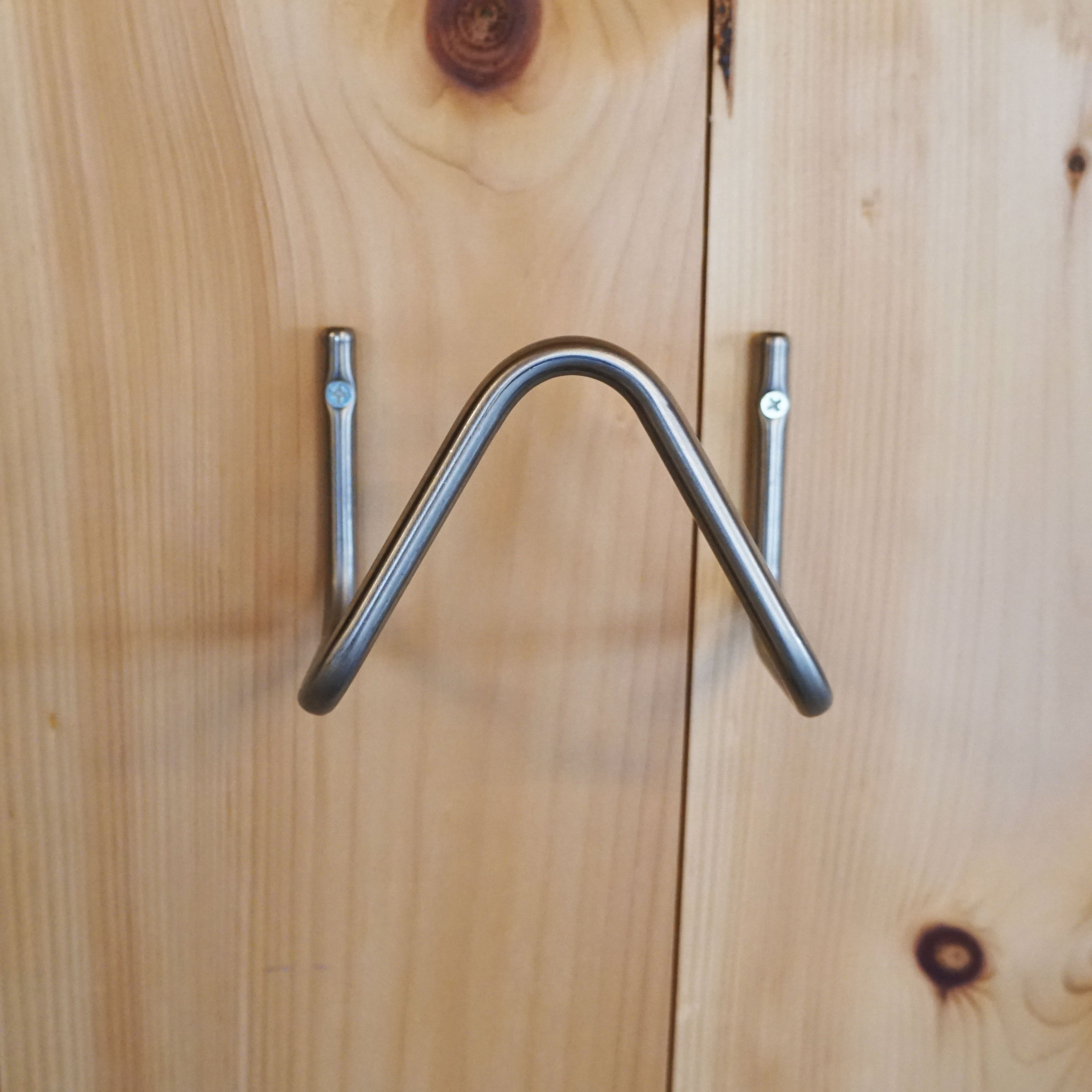 Colgador de Manguera Pequeño de Acero Inoxidable para Montaje en Pared