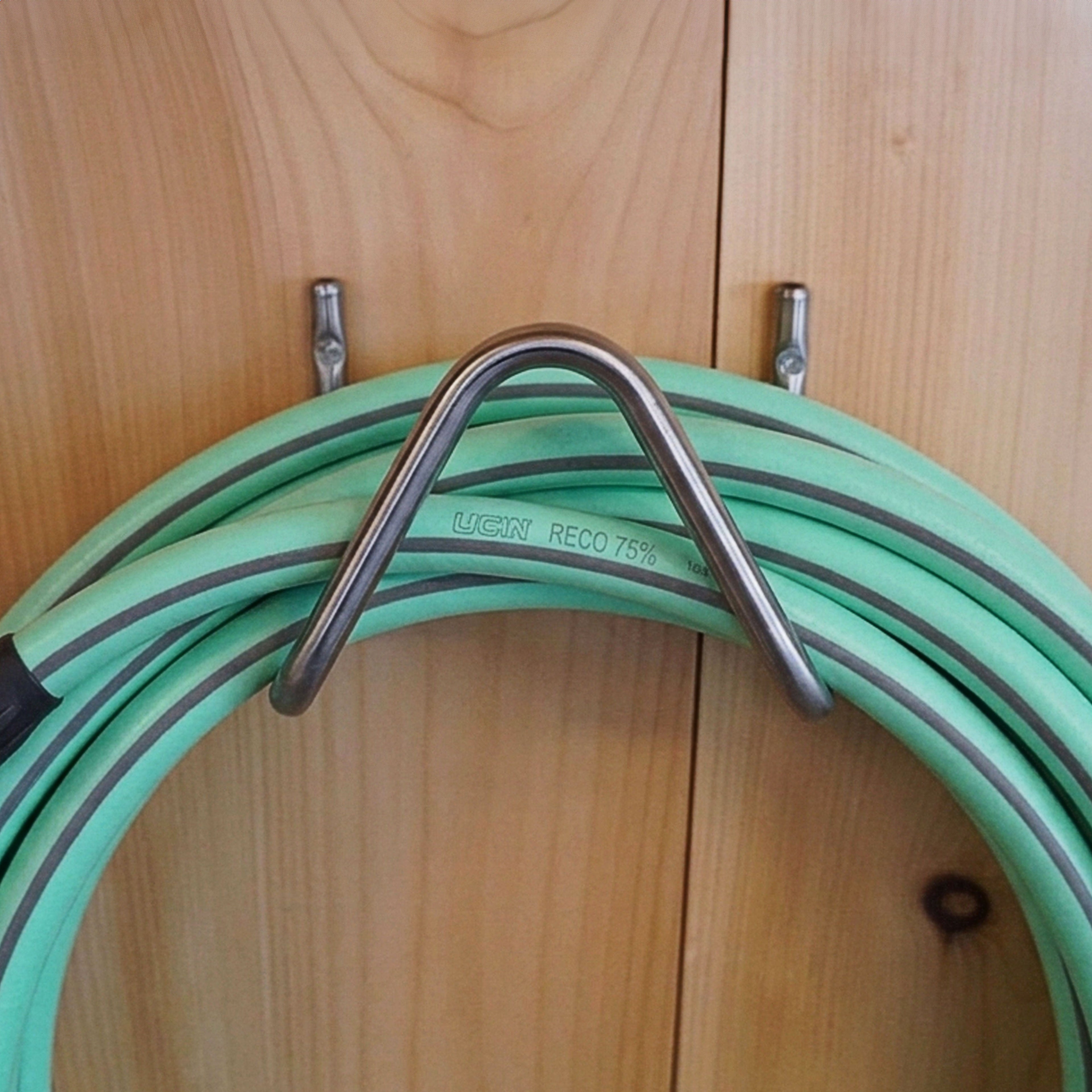 Colgador de Manguera Pequeño de Acero Inoxidable para Montaje en Pared