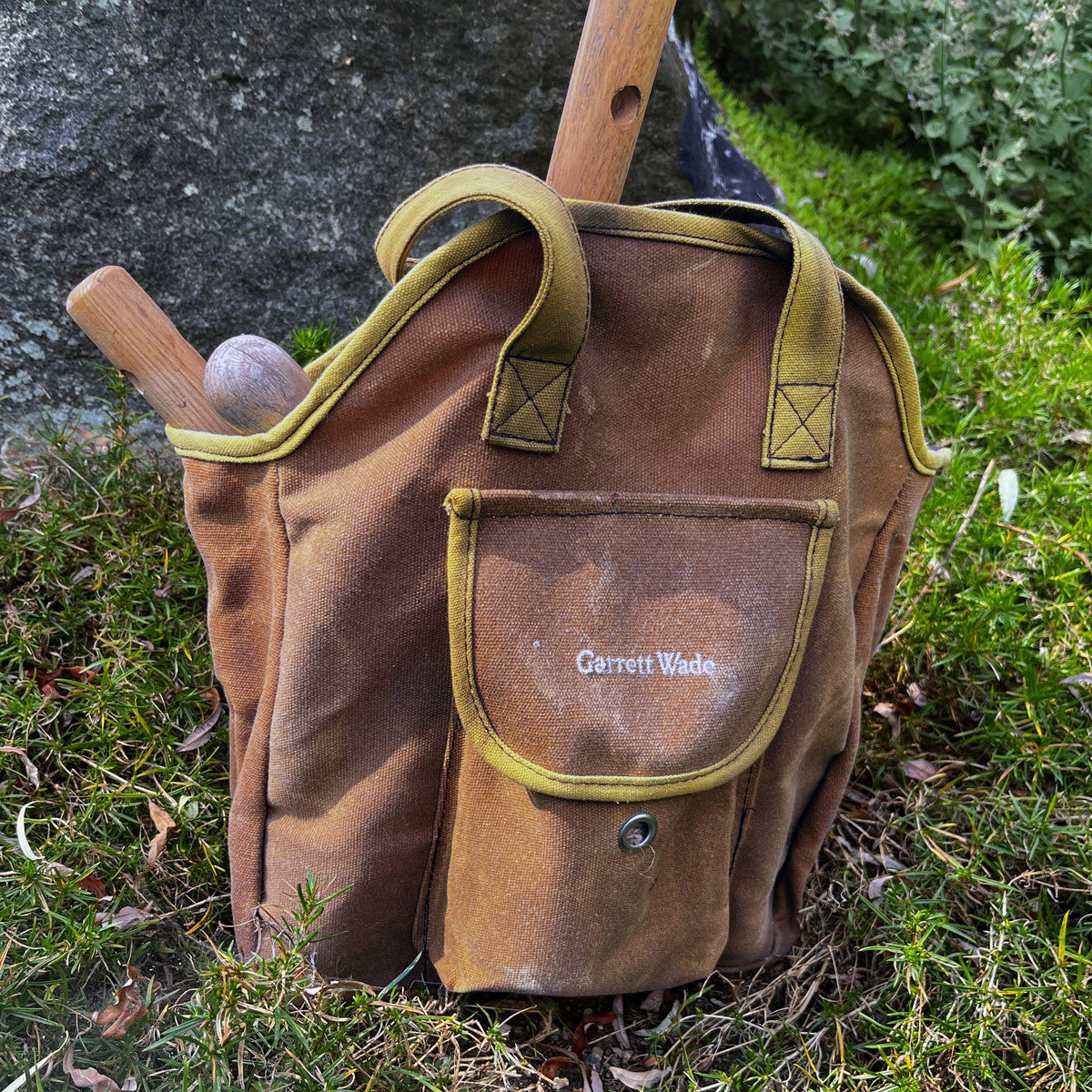 Bolsa de jardinería de lona encerada