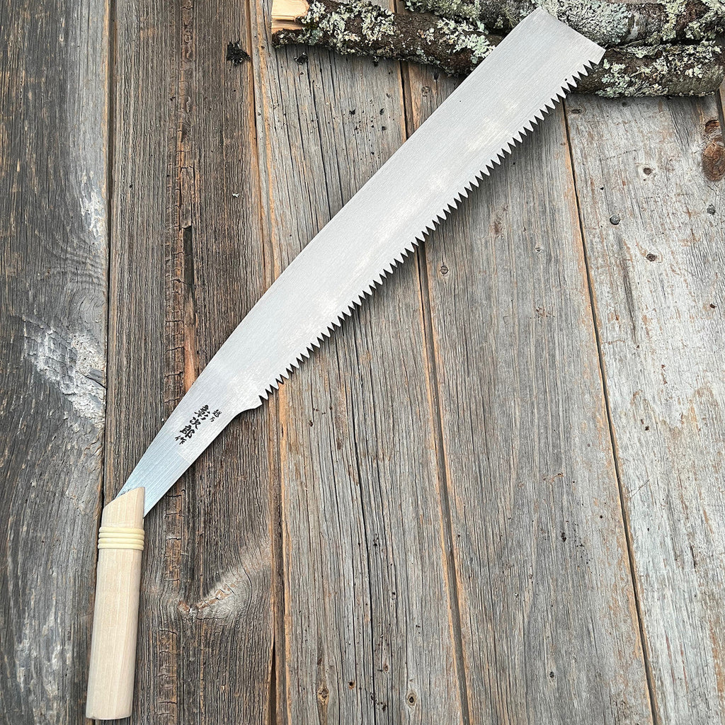 Serrucho japonés de 16 pulgadas con mango de madera dura para cortar a contrapelo, herramienta para exteriores