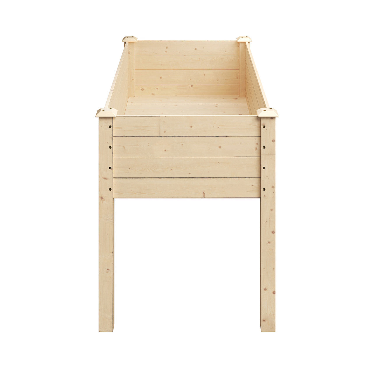 Mesa de Cultivo Elevada de Abeto con Drenaje y Forro