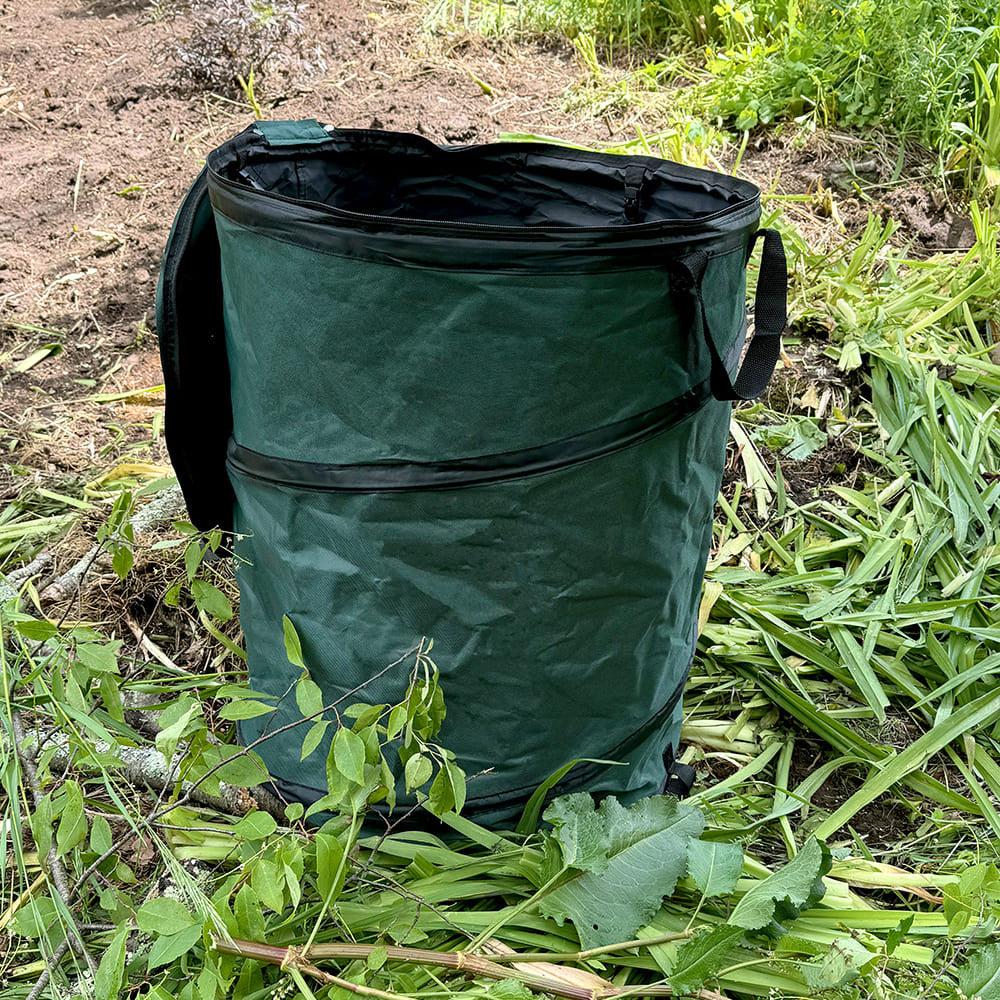 Cubo de basura multiusos, práctico y plegable