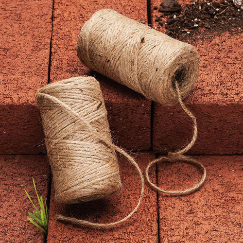 Rollo de Hilo de Yute Natural de 47,2 m Marcador de Hileras de Jardín Cordel Biodegradable